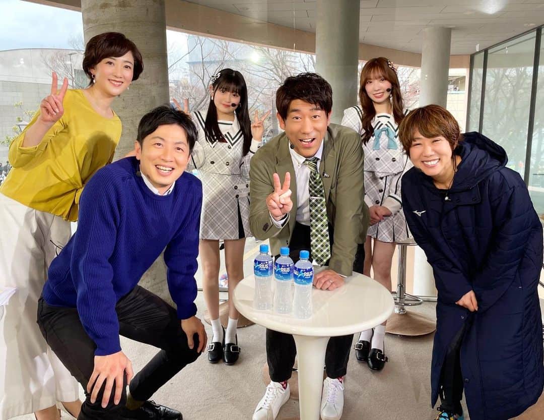 のインスタグラム：「お陰さまで北九州マラソン楽しい放送を無事終えました‼︎原口さん、渋井さん、HKTのお2人ありがとうございました。女性自衛官、喜多みなみさんも無事完走されていました。感動をありがとう😊」