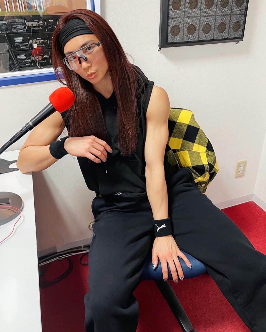 Aya（小山内あや）のインスタグラム：「Radio day...📻」