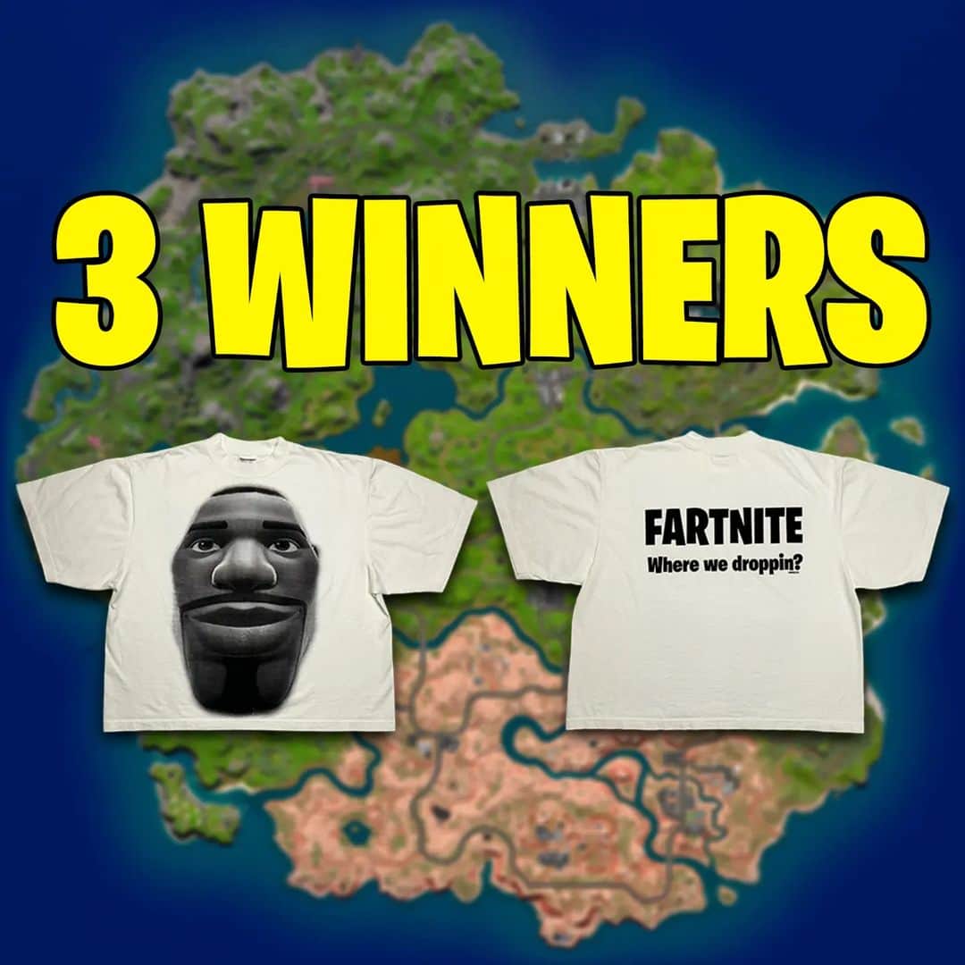 ASICS Tigerさんのインスタグラム写真 - (ASICS TigerInstagram)「FARTNITE T-Shirt Giveaway!  Follow+like+tag friend for first entry. Tag us in a story repost for three additional entries.  Three winners will be picked on Sunday 2/26  Please be cautious of scammer accounts.  These shirts are also available on our website in a limited quantity.  #gaminggiveaway #fortnite #fortnitememe #fortnitegiveaway #streetweargiveaway #clothinggiveaway #clothingdesign #vbucks #tiltedtowers #fortniteskins #funnyshirt」2月20日 6時18分 - hangdogprints