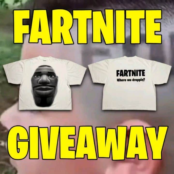 ASICS Tigerのインスタグラム：「FARTNITE T-Shirt Giveaway!  Follow+like+tag friend for first entry. Tag us in a story repost for three additional entries.  Three winners will be picked on Sunday 2/26  Please be cautious of scammer accounts.  These shirts are also available on our website in a limited quantity.  #gaminggiveaway #fortnite #fortnitememe #fortnitegiveaway #streetweargiveaway #clothinggiveaway #clothingdesign #vbucks #tiltedtowers #fortniteskins #funnyshirt」