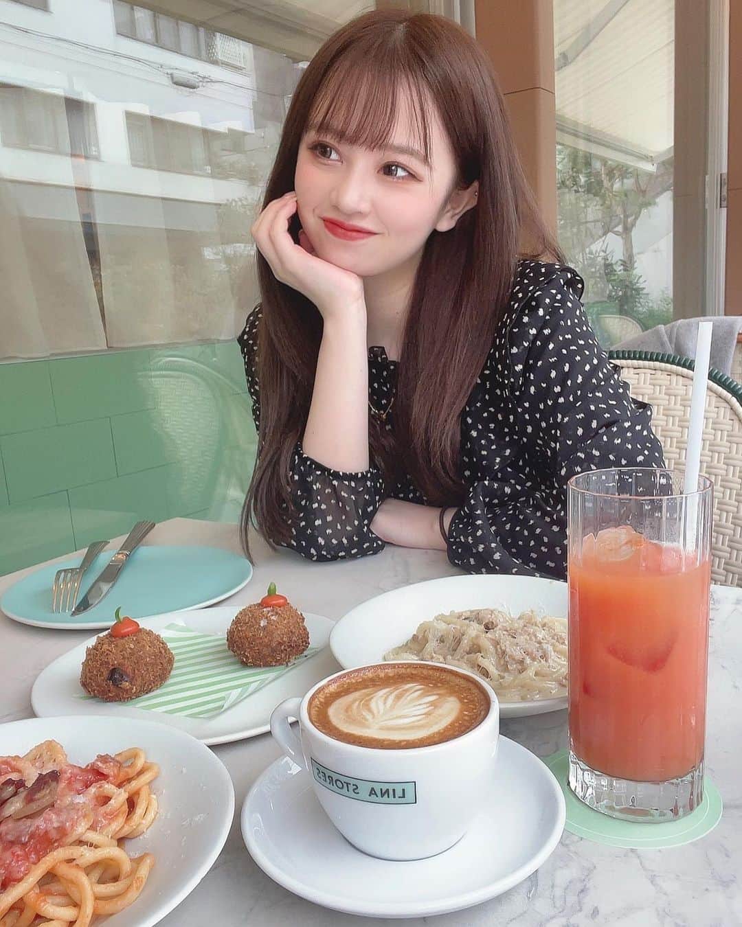 なあぽよのインスタグラム：「 ︎︎  ︎︎ 久しぶりにカフェ行ったら美味しくて楽しくて感動しちゃった🎶🥺 ︎︎ ︎︎︎ ︎︎︎ ︎ #カフェ」
