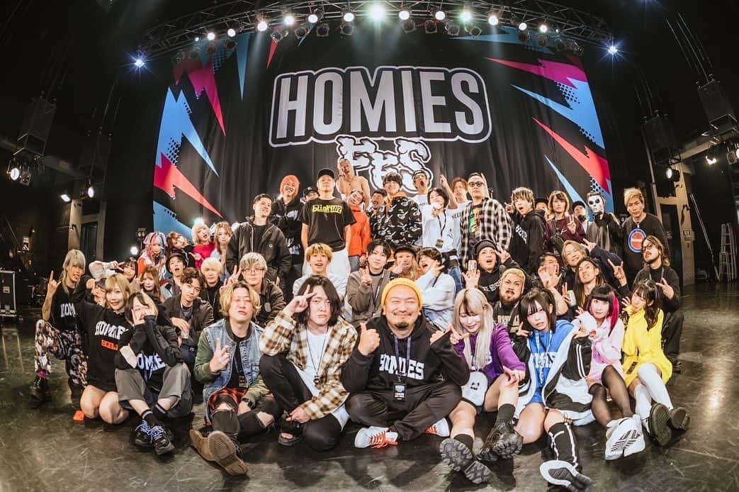 dEnkAのインスタグラム：「Thank you, HOMIES FES❤️‍🔥 Super thanks to ACKY🤘  photos by @shunnn_shun」