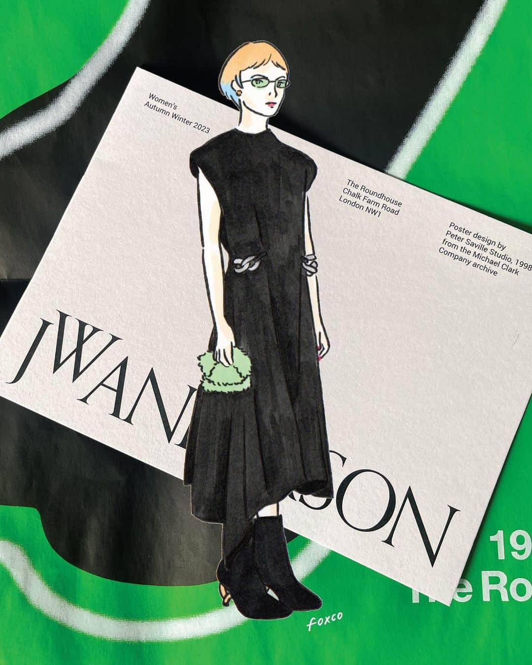 渡邉香織のインスタグラム：「✌︎ @jw_anderson @jonathan.anderson」