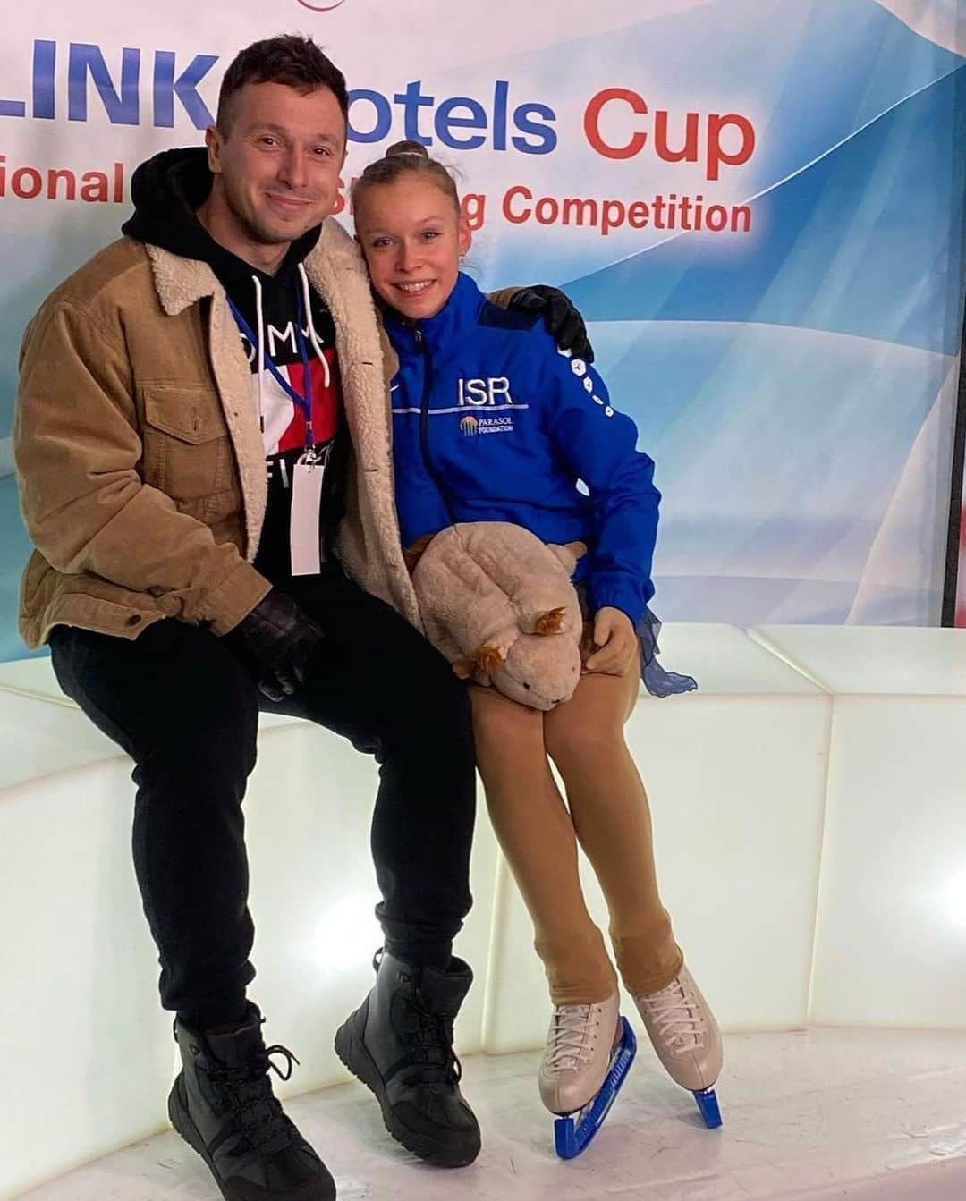 オレクシイ・ビチェンコさんのインスタグラム写真 - (オレクシイ・ビチェンコInstagram)「Good job Team Israel 🇮🇱 ⛸️👏🏼🏆 • • #tallinkhotelscup#tallinkhotelscup2023#teamisrael#estonia#tallinn#figureskating#isu#iceskating#isufigureskating#figureskater#figureskate#iceskater • • 📸Photo🎥Video credit @goldsk8」2月20日 0時58分 - alexei_bychenko