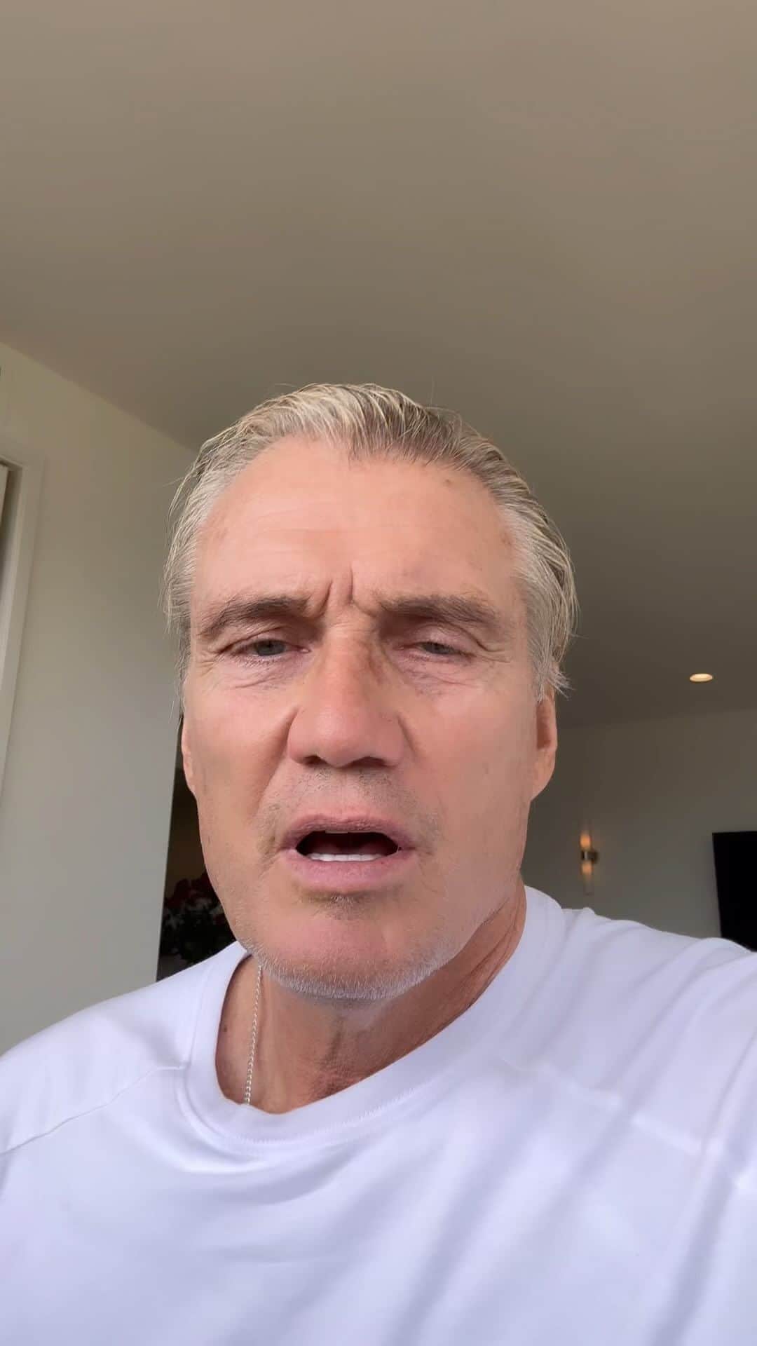 ドルフ・ラングレンのインスタグラム：「Recording the score for ‘Wanted Man’.」