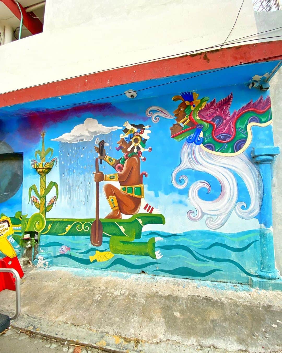 はるみんさんのインスタグラム写真 - (はるみんInstagram)「.·˖*✩ ⁡ メキシコの離島 イスラムへーレスには 壁画がたぁくさんあります🎨🇲🇽 ⁡ 建物から、民家まで壁画だらけなので 街全体がアートの世界です🥰 ⁡ カラフルな色使いで 🦠も壁画になってました🤓 ⁡ 日本で自分のお家の外壁をこんな カラフルにしたら、撮影スポットに なるだろなぁ😂📸💕 ⁡ ⁡ ⁡ 📍𝐈𝐬𝐥𝐚 𝐌𝐮𝐣𝐞𝐫𝐞𝐬（𝐌𝐞𝐱𝐢𝐜𝐨） ⁡ ⁡」2月20日 15時46分 - harumin30