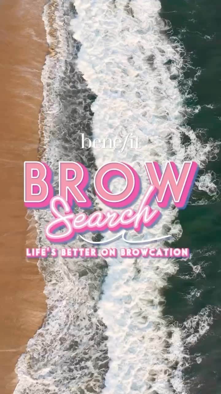 のインスタグラム：「Life’s better on Browcation 😉🍦  Get in the car, Benebabes because our 5th Annual Brow Search is back! Only the ultimate arch expert will take home the Best-in-Brows Crown and the cash prize of $50,000!  24 finalists will join us on browcation at the Jersey Shore this Spring for four family fun days of boardwalks and brow battles! Head to our stories or the link in bio for details on how to enter!」