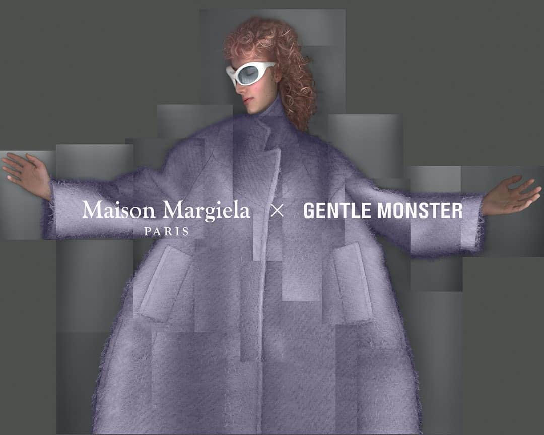 GENTLE MONSTERのインスタグラム：「Maison Margiela × Gentle Monster⁣ ⁣ Conceived by creative director John Galliano and Gentle Monster, the genderless line is founded in concepts developed in the artisanal atelier and encompasses eleven designs across numerous colourways.⁣ ⁣ Register for the early notification via link in bio to shop the Maison Margiela × Gentle Monster eyewear collection of the⁣ global launch on February 28th.⁣⁣⁣ ⁣⁣ #MaisonMargielaxGentleMonster⁣⁣ #GentleMonster」