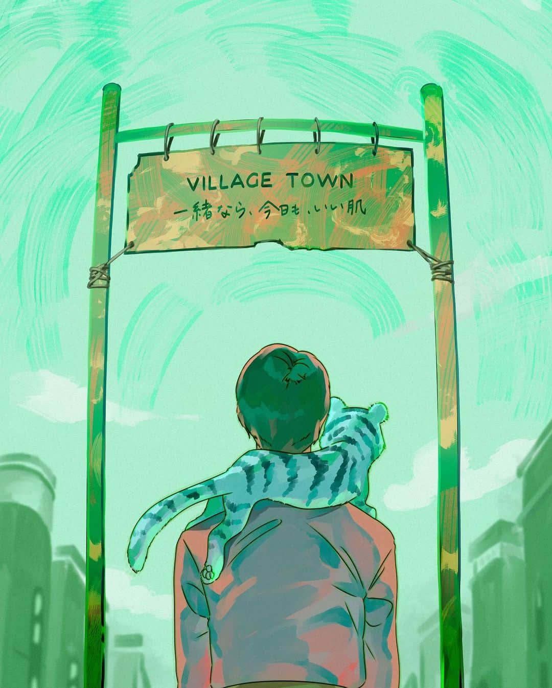 藍にいなさんのインスタグラム写真 - (藍にいなInstagram)「[NEW WORK] @vtcosmetics_japan   Village Town  ティザービジュアル 🌷  新アンバサダーの北村匠海さんを 描かせていただきました。 CICAを巡る物語のイラストブックも描き下ろしております。  VTのコスメを以前から使っていたので描かせていただけて大変光栄でした😌 ナチュラルながらもしっかりとした使い心地をイメージしながら、優しく瑞々しく、華やかに。 . . . #vt #vtcosmetics #vt北村の匠海  #illustration #digitaldrawings  #illustrationwork  #イラストレーション #背景 #アートワーク #デジタルイラスト #일러스트 #그림스타그램 #北村匠海」2月20日 19時38分 - nina_o0o0