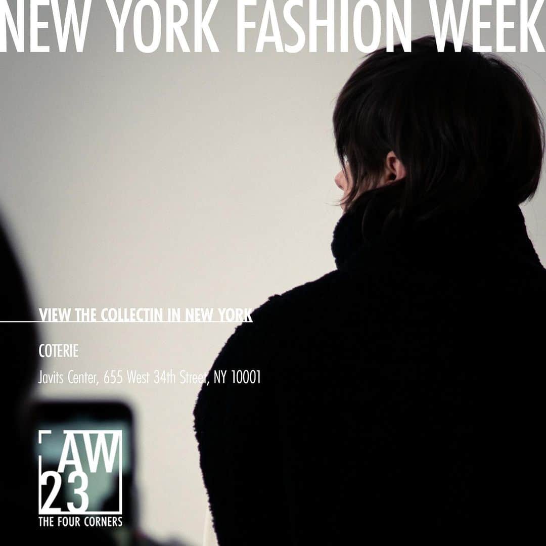 カールドノヒューのインスタグラム：「Visit us at COTERIE to view the collection at New York Fashion Week.  For wholesale appointments, lookbook and linesheet click on the link in bio.  #thefourcorners #aw23 #luxury #clothing #fashion #madeinlondon #karldonoghue #fashionvideo #collection」