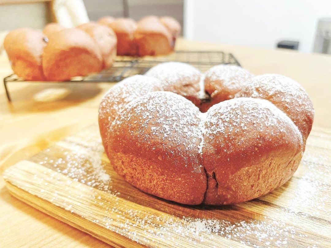 綾瀬麗奈さんのインスタグラム写真 - (綾瀬麗奈Instagram)「. 月1回のパン教室🥐❄️  先生は、 可愛さと性格の良さを兼ね備えた 自慢のお友達です♡ 本当にありがとう🥹💐  1月は 「チョコリング」をつくりました！  この日が私にとって初めてのパン作り。 見事に大成功！嬉しい🥹🫶🏻  一生懸命作ったからなのか、 焼き上がりのパンが可愛すぎた。  美味しすぎて🥲 幸せ太りしちゃうなぁ🥲  今度はじめて1人で作ってみようと思うけど、 ちゃんとできるかな← 不安まみれ←  今月も実はもう作ったので また投稿します🪞✨  .  #パン教室　#おうちでパン作り　#お家でパン作り　#チョコパン　#パン作り　#パンスタグラム　#パン活　#チョコリング　#チョコパン　#ショコラリング」2月20日 21時27分 - ayasereina