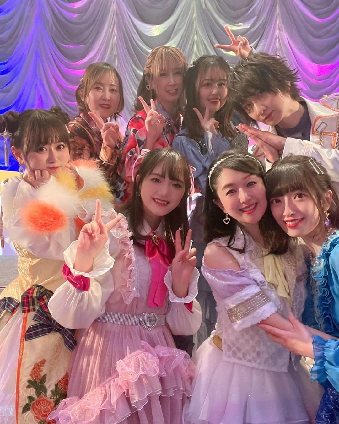 清水理沙のインスタグラム：「#デパプリ感謝祭  会場へお越しくださったみなさん、配信をご覧くださったみなさん、ありがとうございました。  この一年みなさんからの応援、メッセージが本当に力になりました。デパプリを支えてくださってありがとうございました😭 このメンバーで物語を紡ぐことができて、幸せでした。 キュアスパイシーとここねと過ごした日々は宝物です。 またどこかでお会いできますように💙  #precure  #デパプリ」