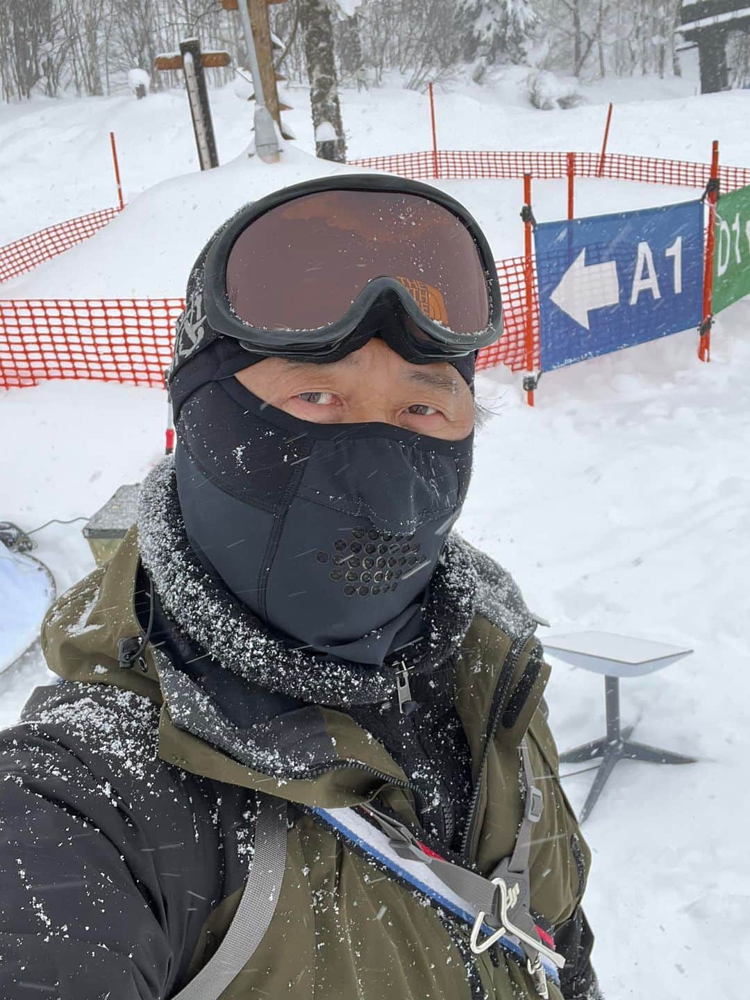 野口克也のインスタグラム：「寒いけど、明日はもっと寒そう」