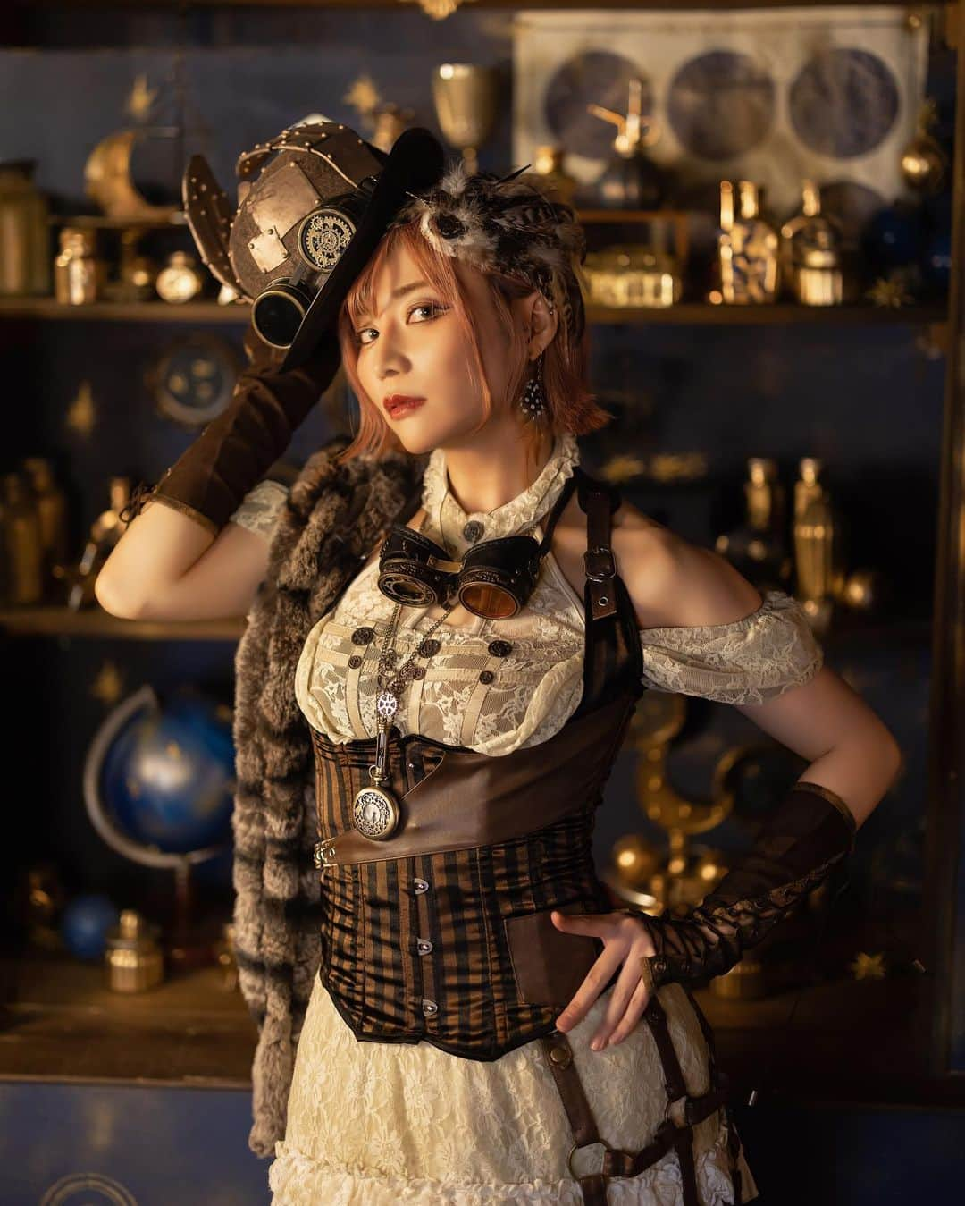 玉樹るいさんのインスタグラム写真 - (玉樹るいInstagram)「Steam punk  photographer @n.washizu  special thanks @u2bluerose_nobby」2月20日 23時01分 - abitara1118