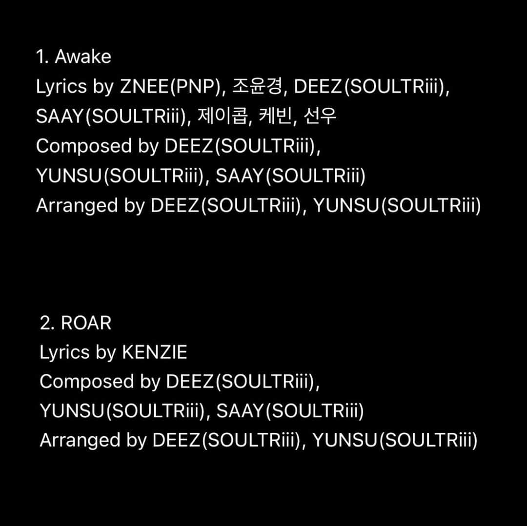 SAY さんのインスタグラム写真 - (SAY Instagram)「wrote n produced 2 songs for THE BOYZ this time on track no.1 “Awake” & no.2 the Title “ROAR” 더보이즈 친구들 신보 1번 트랙과 2번 타이틀 트랙 함께 작업했어요😉 go stream for the boyzzzz! enjoyyyyyyyy🦁 S/O to @deez_soultriii @yunsu_soultriii @soultriii.global 🫀❤️」2月20日 23時09分 - saayworld