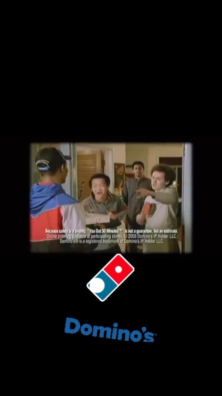 ジョシュ・サスマンのインスタグラム：「🍕 Vintage 2008 Domino’s commercial. This used to air during every basketball game. This commercial was the first time I experienced fame on a daily basis. Do you remember this spot? #retrocommercial #commercial #pizza #dominospizza #brooklynaccent #pizzacommercial #vintagecommercial #tvcommercial」