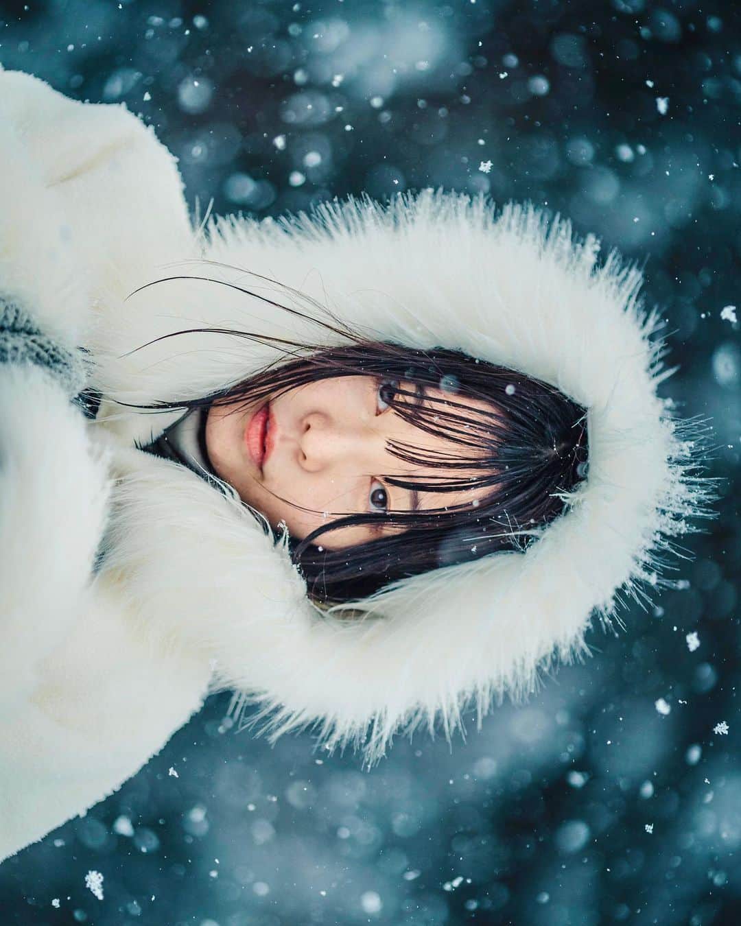 kenta_soyoungのインスタグラム：「❄️👁 . . . . 雪のキャッチライト☃️ . . . @umi_photo1」