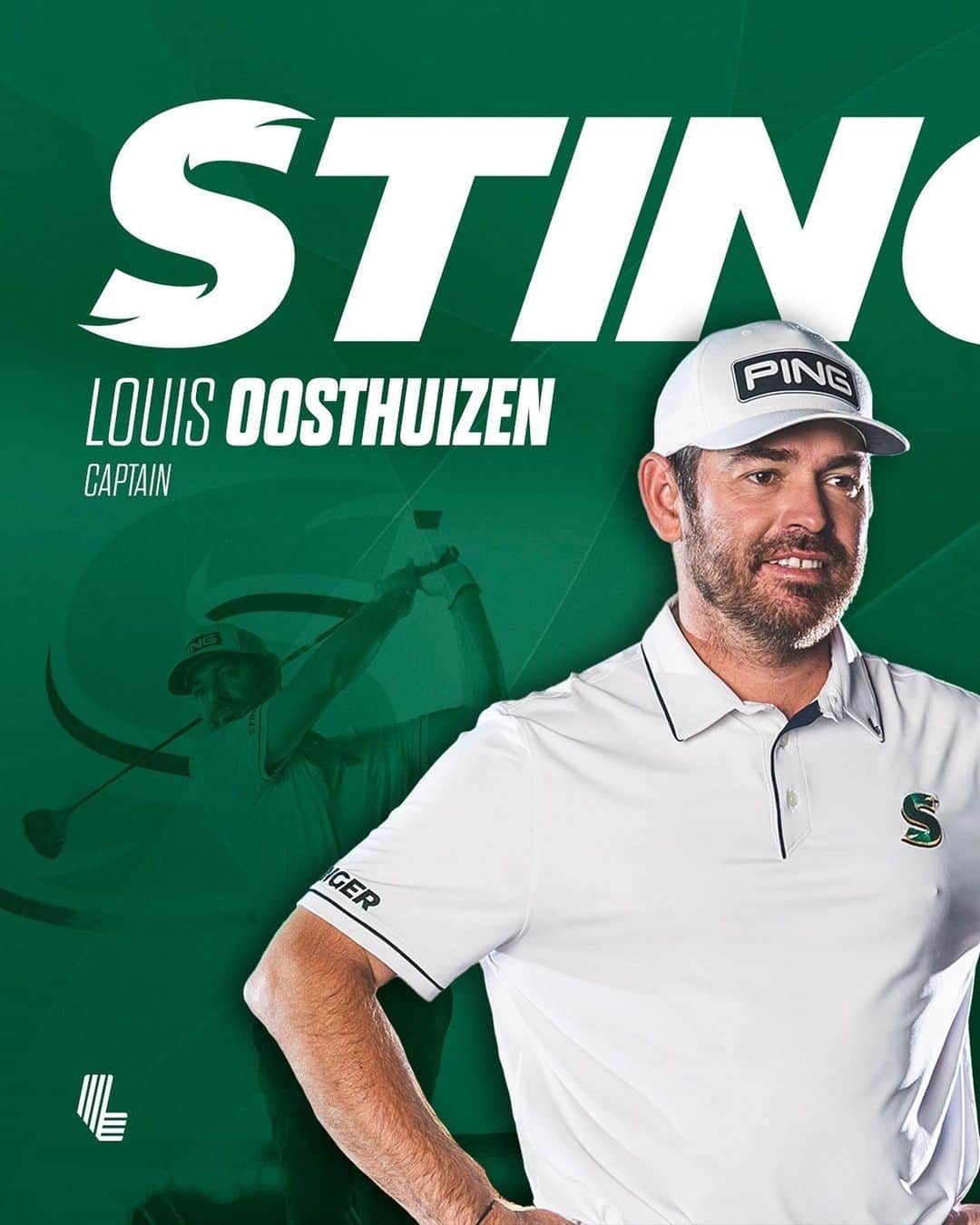 ルイ・ウーストハウゼンさんのインスタグラム写真 - (ルイ・ウーストハウゼンInstagram)「Welcome to the @stingergc_ team @burmygolf! 🦂🦂🦂 #stingergc #livgolf」2月21日 4時19分 - louisoosthuizen57