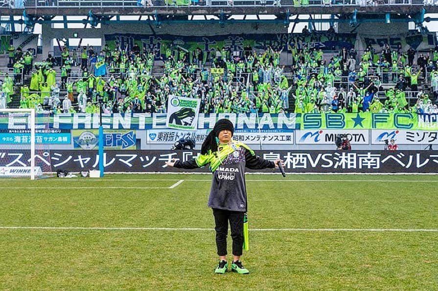 HAN-KUNのインスタグラム：「One Bellmare🟢🔵  @shonan_bellmare  @rondomimura」