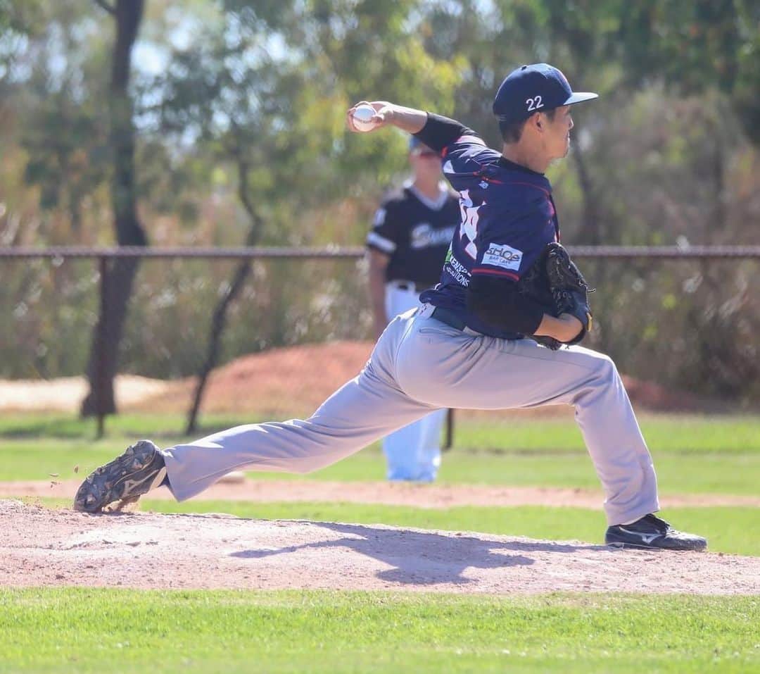 濱矢廣大のインスタグラム：「. @morleyeaglesbaseball  @more_dream_japan   #オーストラリア #ステイトリーグ」