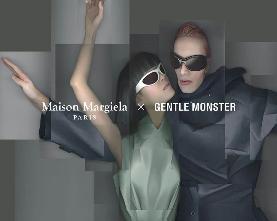 GENTLE MONSTERのインスタグラム：「Maison Margiela × Gentle Monster eyewear collection discovers in the practice of the shared belief in experimental craftsmanship.⁣⁣ ⁣⁣ Campaign created with Katerina Jebb through life-size scanning technique⁣⁣ ⁣⁣ Register for the early notification via link in bio to shop the Maison Margiela × Gentle Monster eyewear collection of the⁣ global launch on February 28th.⁣⁣⁣⁣ ⁣⁣⁣ #MaisonMargielaxGentleMonster⁣⁣⁣ #GentleMonster」