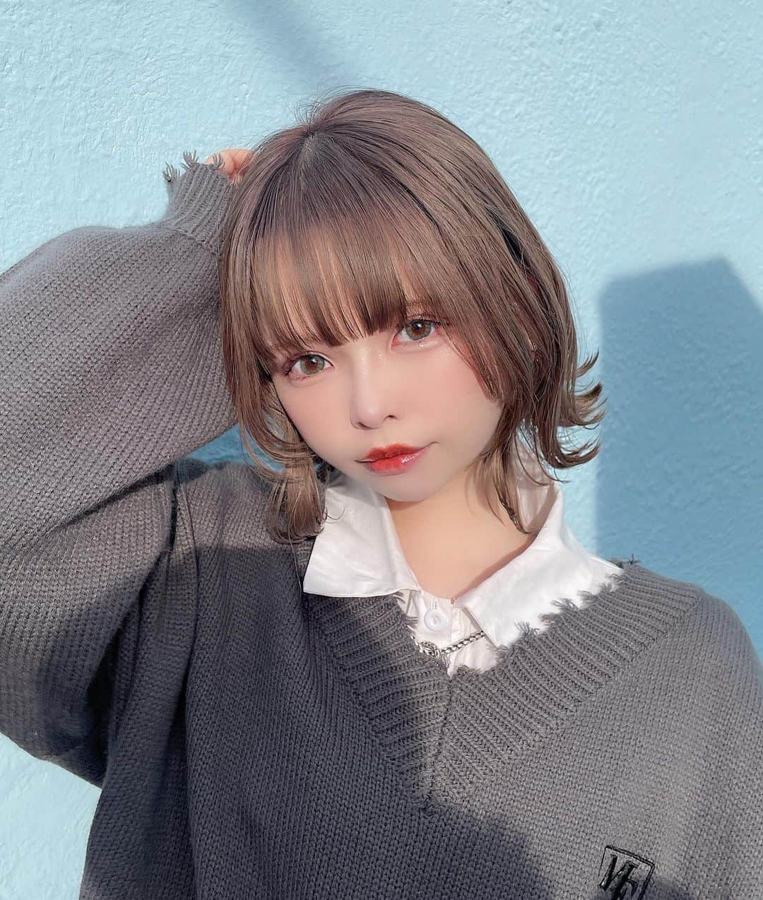 のインスタグラム：「すぅさんいつも髪の毛可愛くしてくれる🦭🎶」