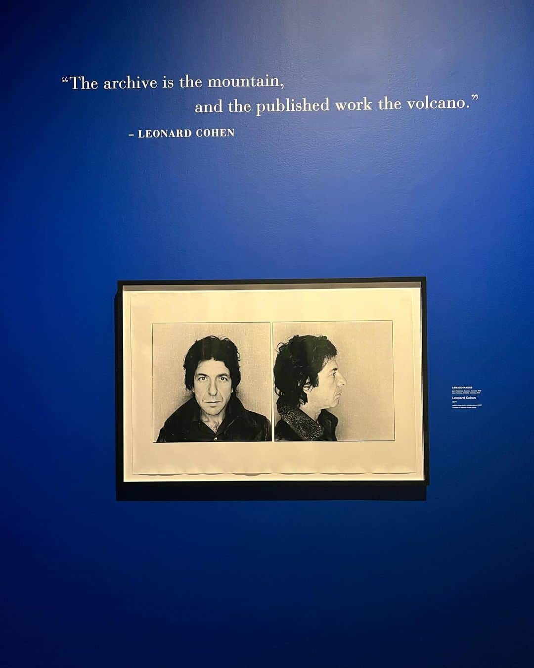 のインスタグラム：「♥️ To Leonard Cohen」