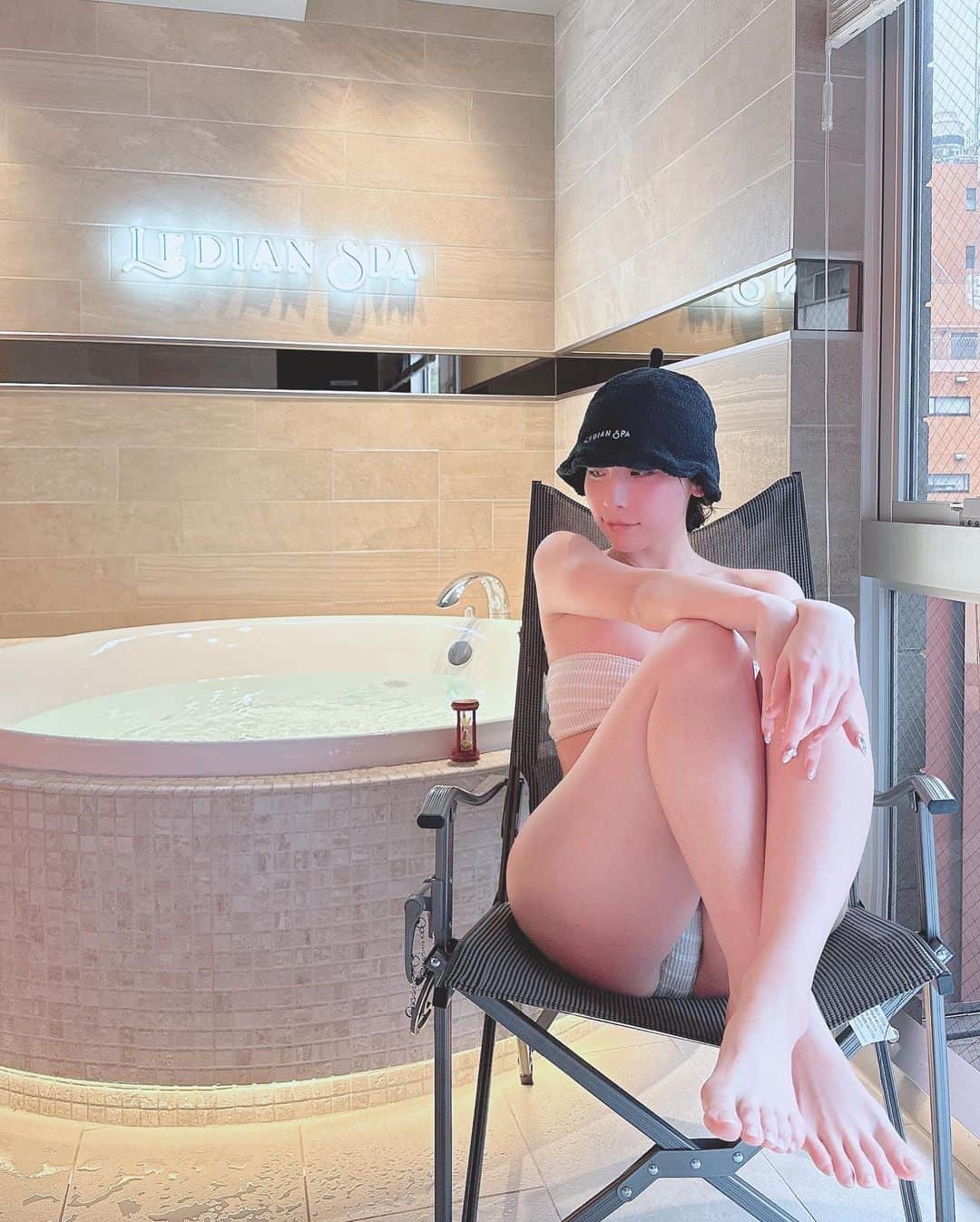 のインスタグラム：「整った🧖‍♀️♨️  #サウナ #サウナ女子 #サ活 #サウナハット」