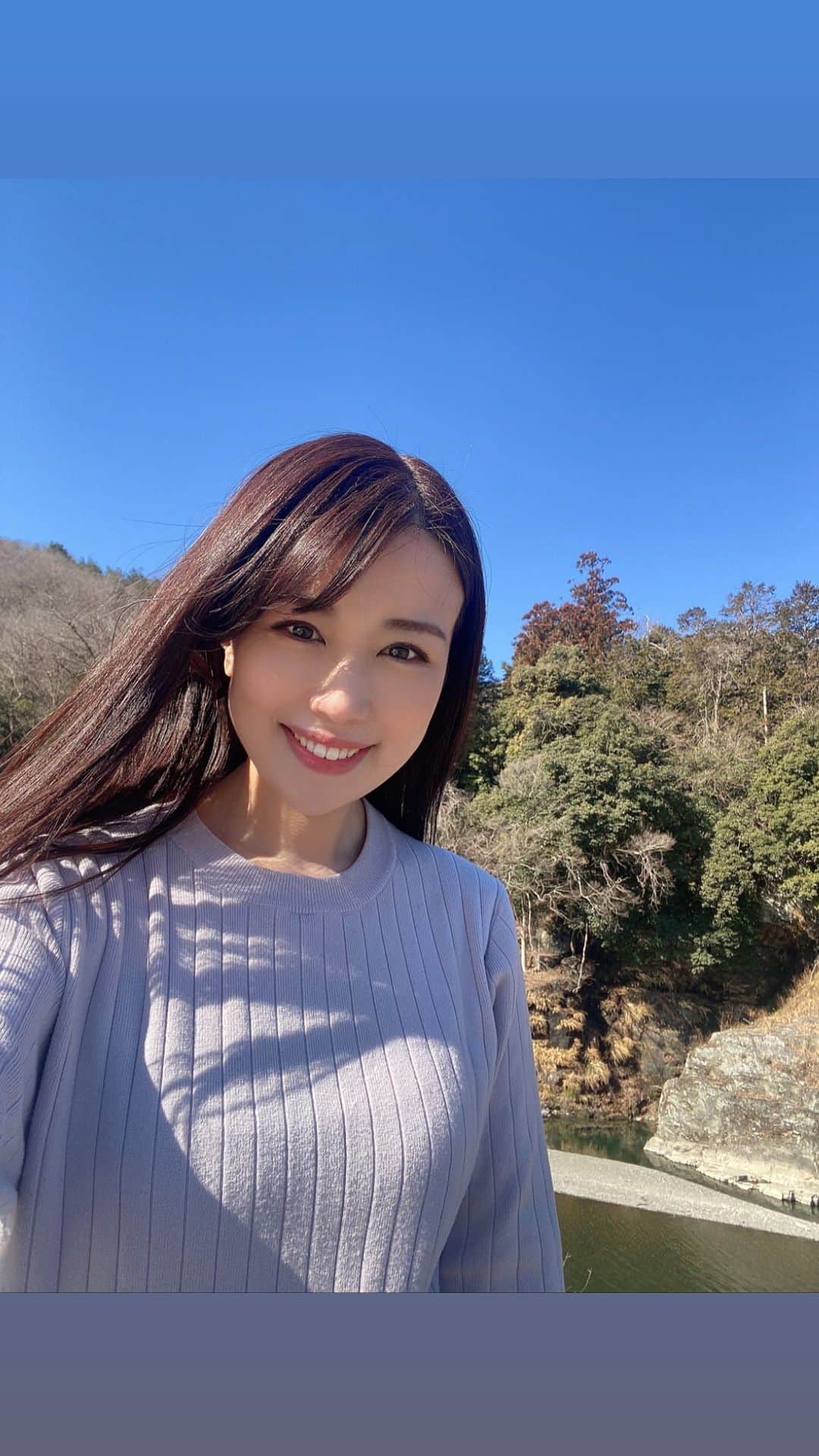 道岡桃子のインスタグラム：「⛰  きょうは、  テレビのロケでした！  大自然の中で…♪  #テレビ  #ロケ  #ロケ地巡り  #アナウンサー  #フリーアナウンサー  #女子アナ  #リポート  #リポーター  #レポーター  #大自然  #旅行  #nature  #naturephotography  #japan  #japantravel  #japantrip  #japanesegirl」
