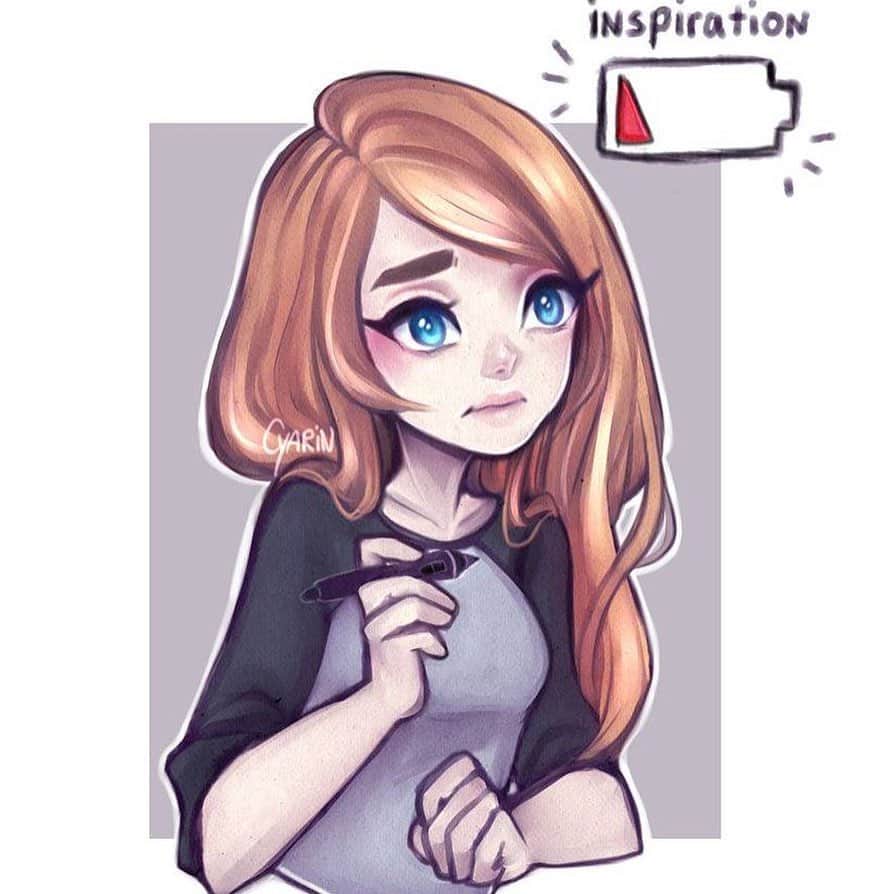 Laura Brouwersさんのインスタグラム写真 - (Laura BrouwersInstagram)「sometimes the inspiration batteries just run a bit low  (the original was kind of cute and redrawing always gets me a little centered when it comes to finding my style and warming up- it was a fun stylisation practice and i like seeing how my work has changed since i started out)」2月22日 23時46分 - cyarine