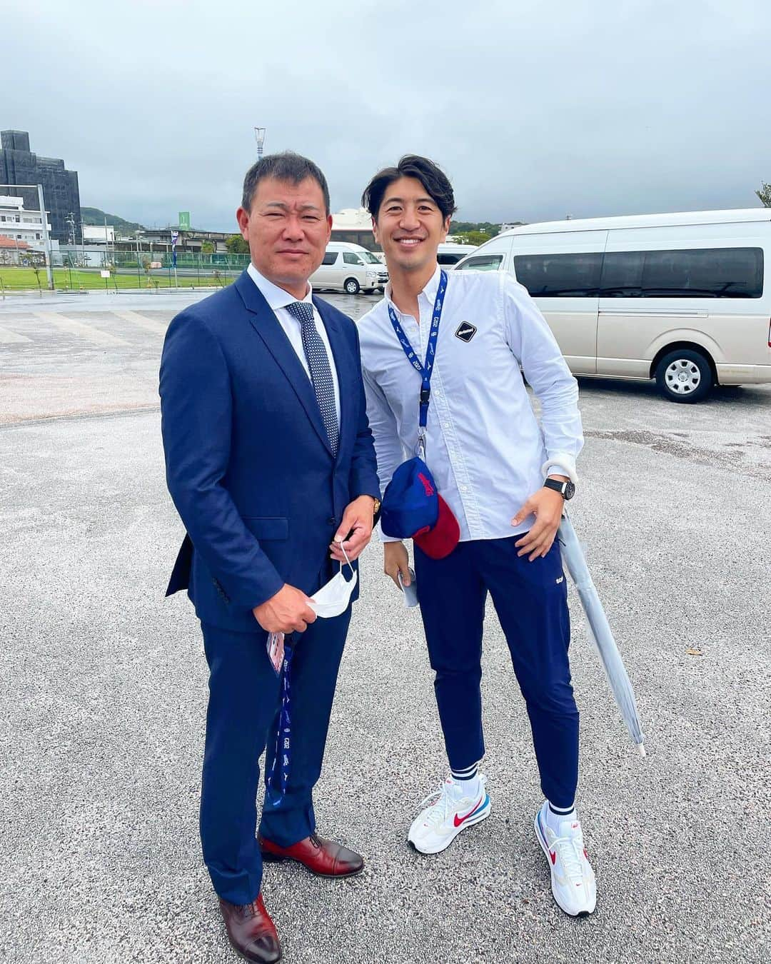 田中大貴のインスタグラム：「孝介さんと🎙 #プロ野球  #福留孝介  #中日ドラゴンズ  #阪神タイガース  #エクソソーム  #dクリニック東京plus  #男性美容」