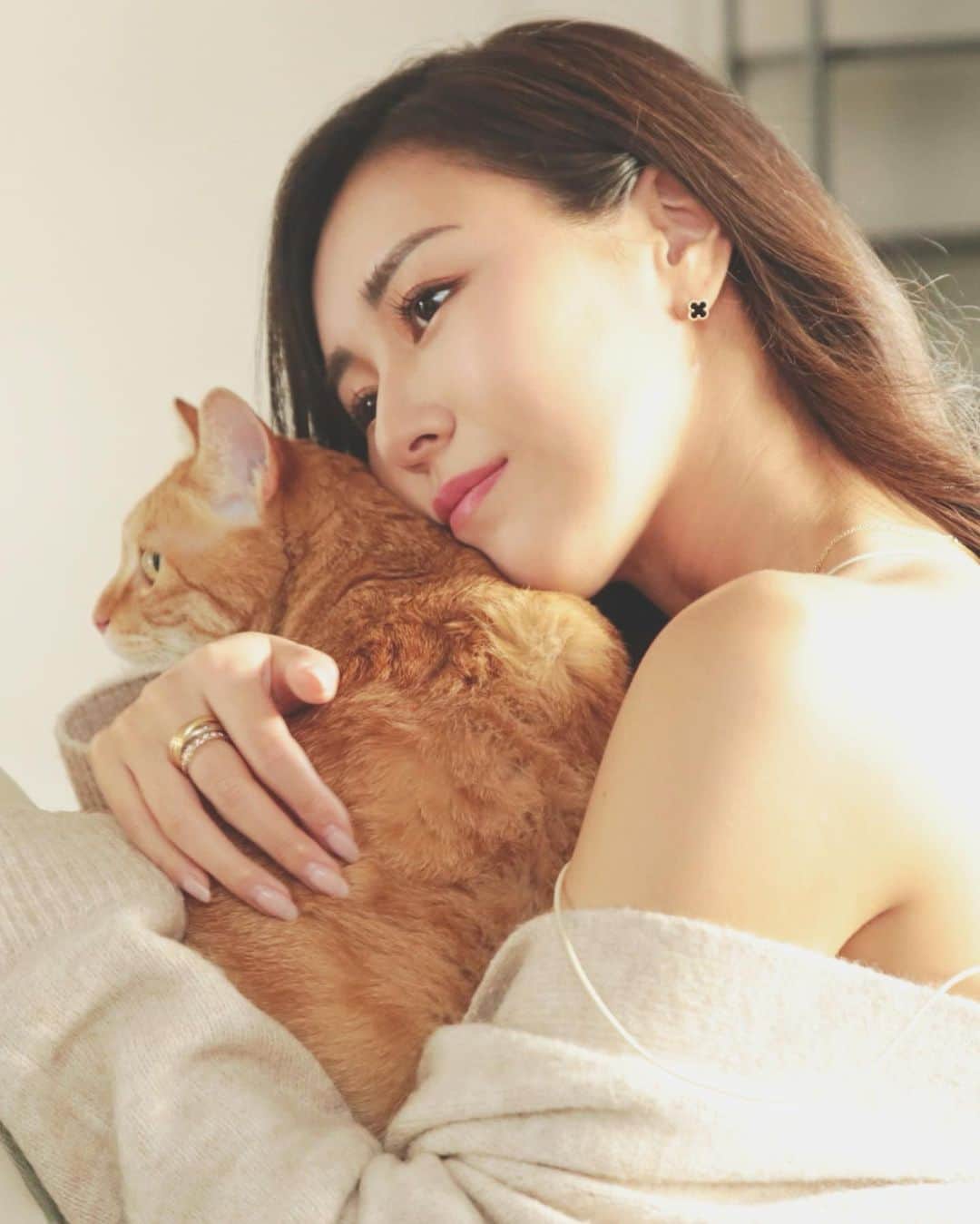 若尾綾香さんのインスタグラム写真 - (若尾綾香Instagram)「☆ 2.22 猫の日🐱 私の宝物なのだ。 幼い頃から家に保護猫を受け入れてきて (実家は保護猫多頭飼い） ココは一人暮らしになって初めて受け入れた保護猫ちゃん。 より一層思い入れは強いです。 一生守るよ。大事にするよ。大好きだよ。 長生きしてね🐈🐾  #猫の日#保護猫#ちゃとら#猫と私」2月22日 20時06分 - ayaka_wakao