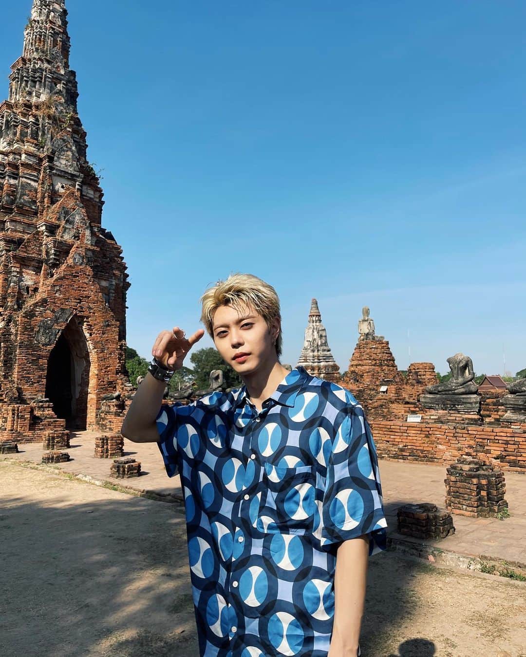 岡本聖哉のインスタグラム：「🌞🇹🇭⚓︎」