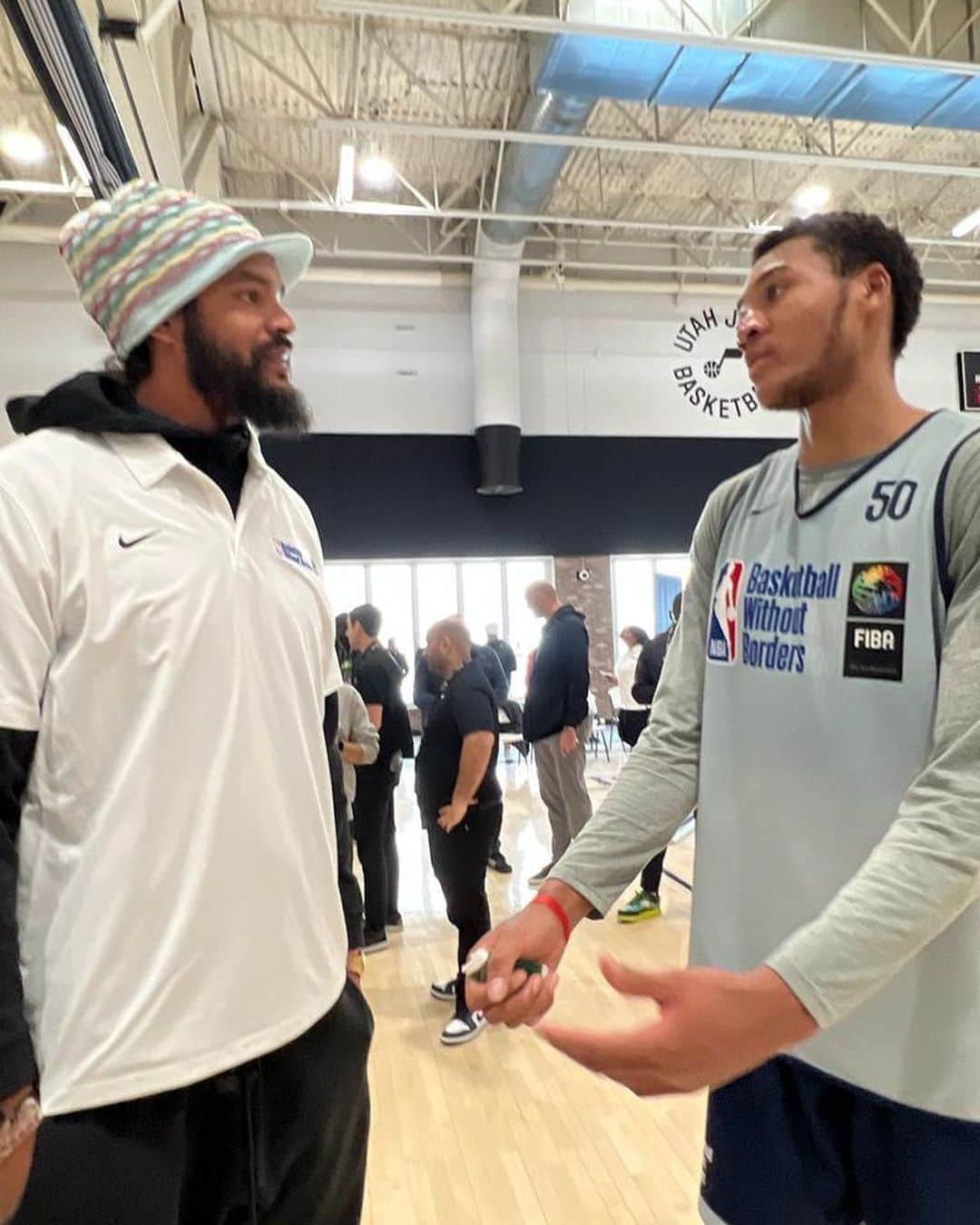 ジョアキム・ノアさんのインスタグラム写真 - (ジョアキム・ノアInstagram)「Proud to see the representation of the mother land at All Star Weekend in Salt Lake City.   The beauty and the diversity was on full display on our biggest stage. Shout out to all involved in making this happen.」2月22日 22時07分 - stickity13