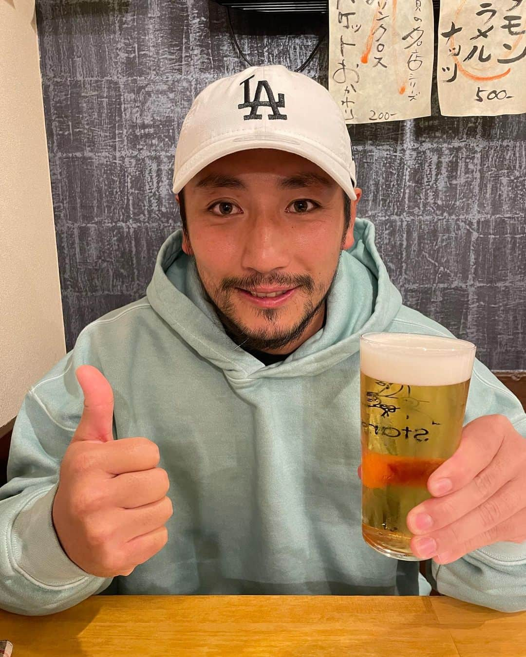 流大のインスタグラム：「🍺  また頑張ります👊」