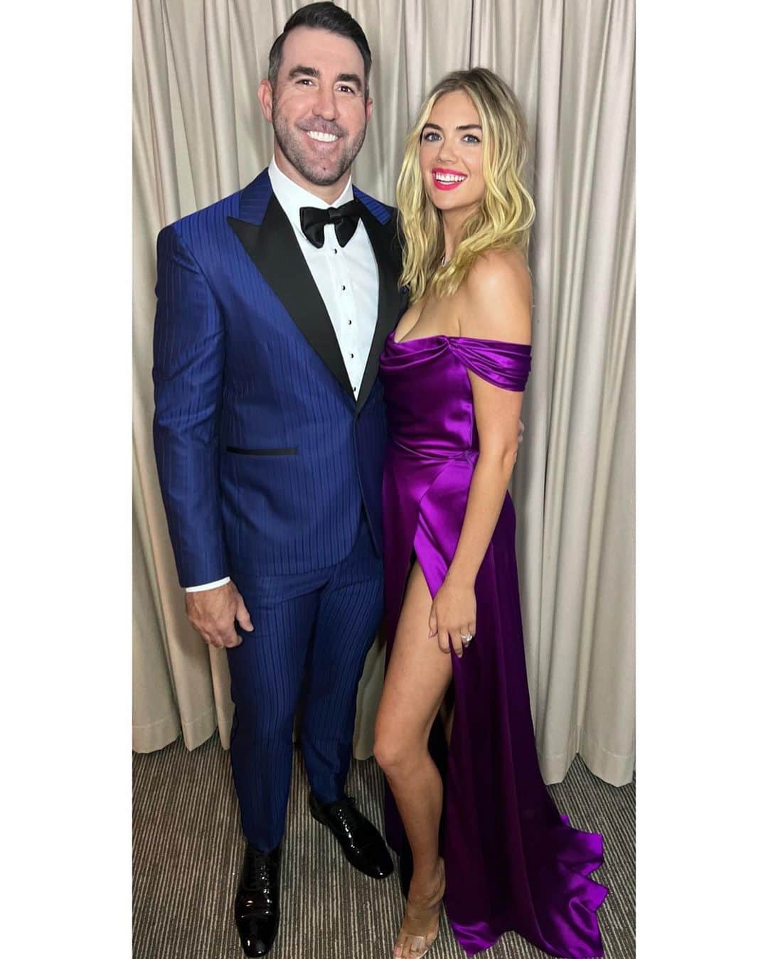 ケイト・アプトンさんのインスタグラム写真 - (ケイト・アプトンInstagram)「All dressed up to celebrate @justinverlander’s 3rd Cy Young! 💜✨」1月30日 5時21分 - kateupton