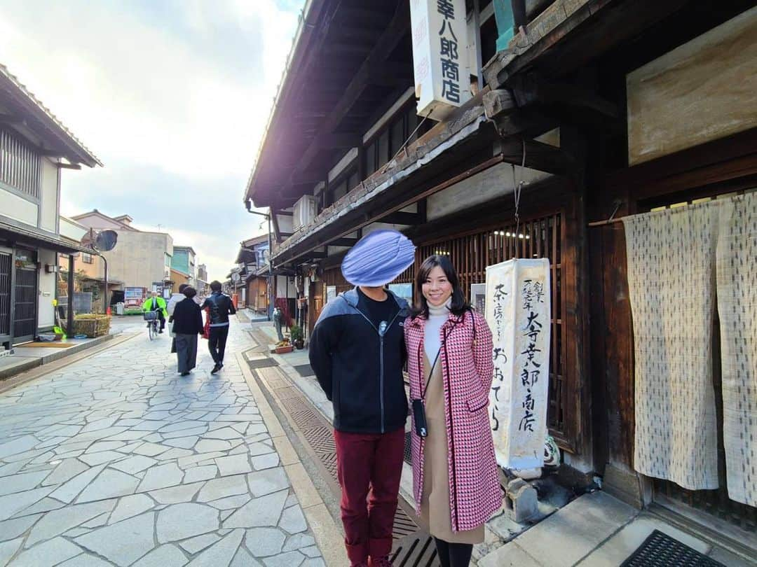 夢花らんのインスタグラム：「石畳💕  お天気にも恵まれました😊🌈」