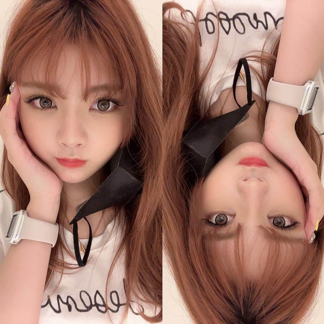 岩永由里奈のインスタグラム：「ギャル感強め🤟🖤」