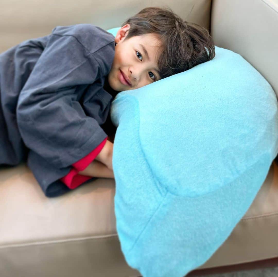 A_kun*mamaのインスタグラム：「気持ち良さそうに寝る5秒前の あーくんです👦🏻💓こんばんは。 ⁡ 私は、今は子育て中なのもありますが 昔から肩凝りが酷くて悩んでいて 色々試してみたりマッサージも行ったり 試行錯誤の日々でしたが 枕もいいものを使った方がいいと聞いて 今回、横向き寝専用枕 【YOKONEGU】を使ってみました🥹✨  ⁡ YOKONEGUは 創業60年以上の老舗メーカーの 富士ベッド工業さんが 「横寝が変わると、眠りが変わる」をコンセプトに 開発された横向き寝専用枕なんです  実際1ヶ月使ってみた感想は… ビックリしました🫢 控えめに言ってもすごくいい🥹✨👏👏👏 程良い弾力でふんわり包み込まれる感じで 触り心地も最高で眠りも深くなって 肩凝りも和らいだ気がします✨😳  我が家は睡眠はとにかく大事にしているので QOLが上がって大満足💓 ⁡ どんな横寝にもフィットして 抱き枕としても使用できて 私ももちろん気に入っているのですが あーくんが特に気に入りすぎて 寝室からリビングに持ってきて使ったりと 取り合いっこになるくらいなので もう一つ購入しなきゃ😂💜笑 あ、パパの分も頼まれてたので 追加で2個ですね👨🏻👌 ⁡ 洗濯機で丸洗い可能なのでいつでも清潔に 保てるのもうれしいポイント💓 ⁡高さも調整できるように最初にパーツもついてくるので 安心です👏  そして授乳クッションにもなるので 出産祝いにもオススメです。 私がもらったら絶対絶対嬉しいので 今度お友達にプレゼント🎁したいと思います✨ ⁡ オススメなので興味ある方は 是非チェックしてみてください✌️ 購入はこちらから💁‍♀️ @yokonegu_official 👈 （60日間のトライアルも実施されています）  ⚠️画像について裏表が反対で 大きい方が上側（頭をのせる側）でした🙏  ⁡ こちらのカラーはモデレイトブルーです🫐👦🏻  #YOKONEGU #YOKONEGUpremium #睡眠の質 #睡眠グッズ #qol #PR #肩凝り #7歳男の子 #睡眠改善 #まくら #枕 #枕カバー #横向き寝 #小学生男子 #小学1年生 #睡眠は大事 #qol向上 #qol」