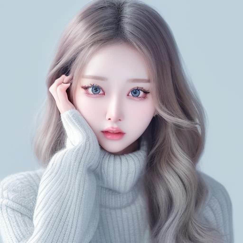 のインスタグラム：「流行りのAIアバター！ かわいいー🥲🥲💕 何個目のアバターがすき？  #AIアバター　#snow」