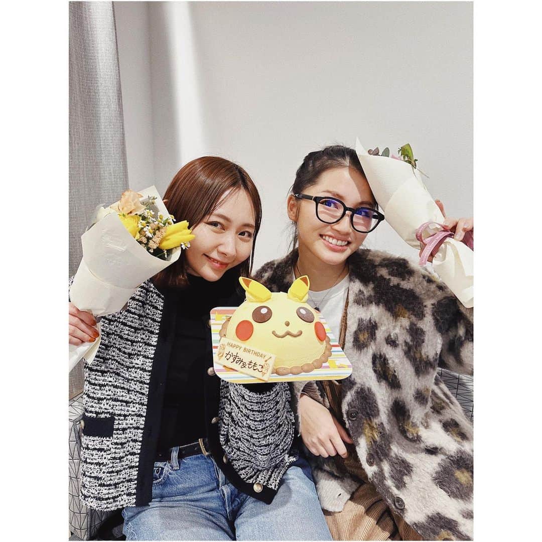 小口桃子さんのインスタグラム写真 - (小口桃子Instagram)「かすみの誕生日会だと思ったら私も祝ってもらった♡  アイスケーキも嬉しい🎂 ありがとーーー！！」1月31日 12時23分 - momoko_oguchi