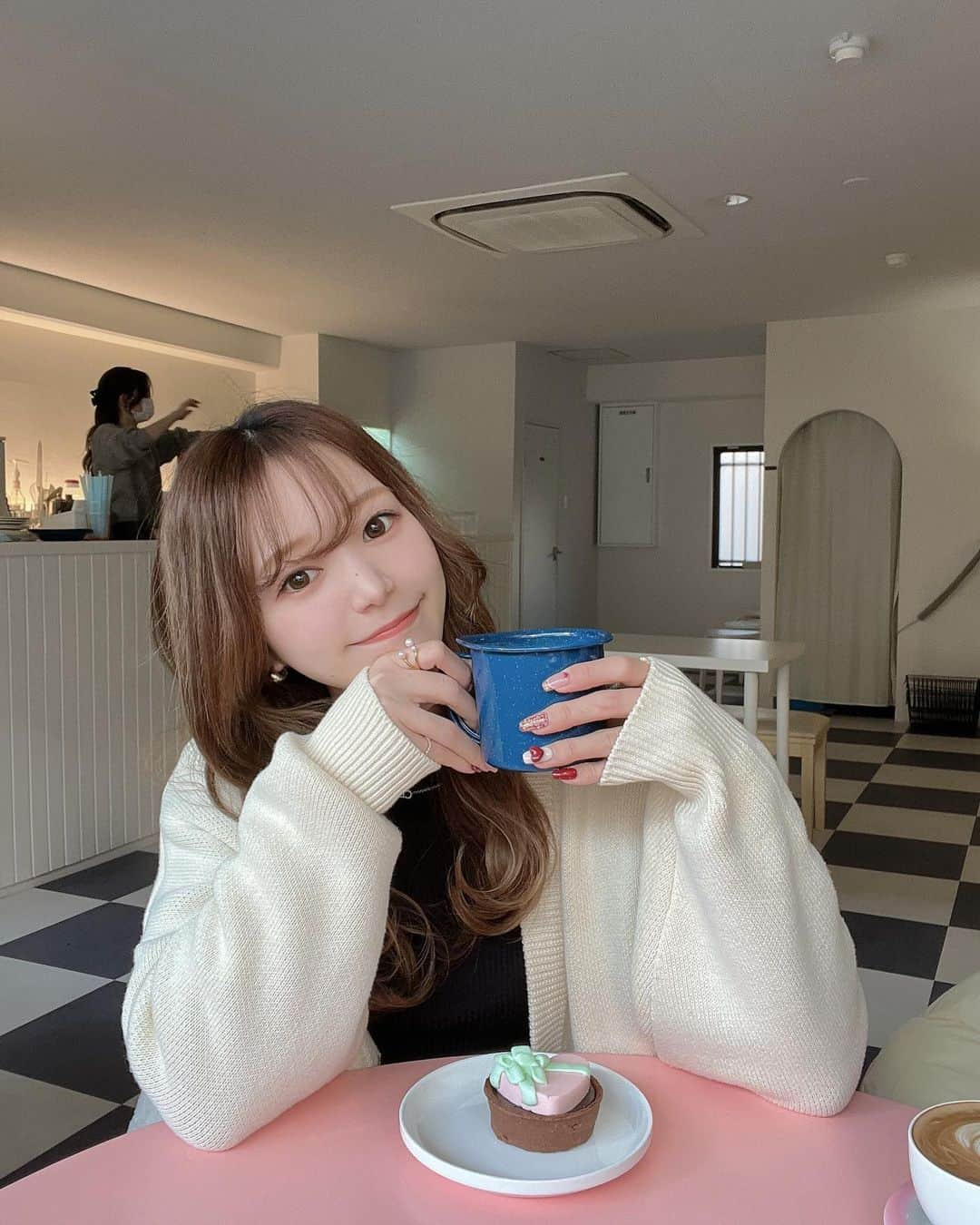 阪上彩香のインスタグラム：「ずっと行きたかった京都のカフェ🫶🏻💕」