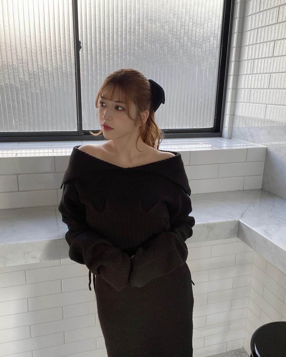 のインスタグラム：「久しぶりのインスタの更新〜！ ⁡ このワンピお気に入りです。 ⁡ #りりぴ服 #低身長コーデ」