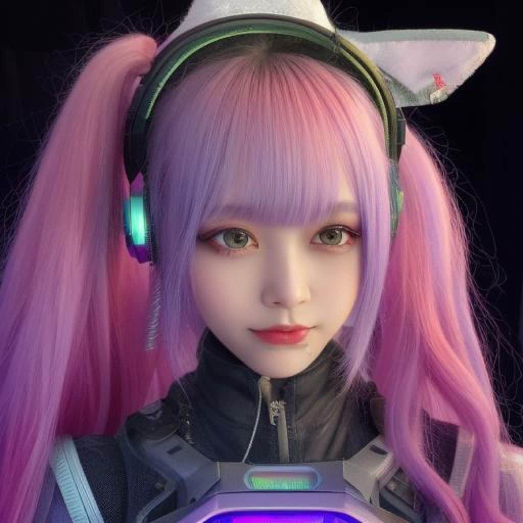 冬野あゐくのインスタグラム：「今流行ってるAIアバターやてみたょん♥ みんなやってるから私もしたくて課金して可愛くしてもろたの〜︎🌺 みんなは何個目のアバターがすき❔ #snow #AIアバター #アイドル #派手髪」