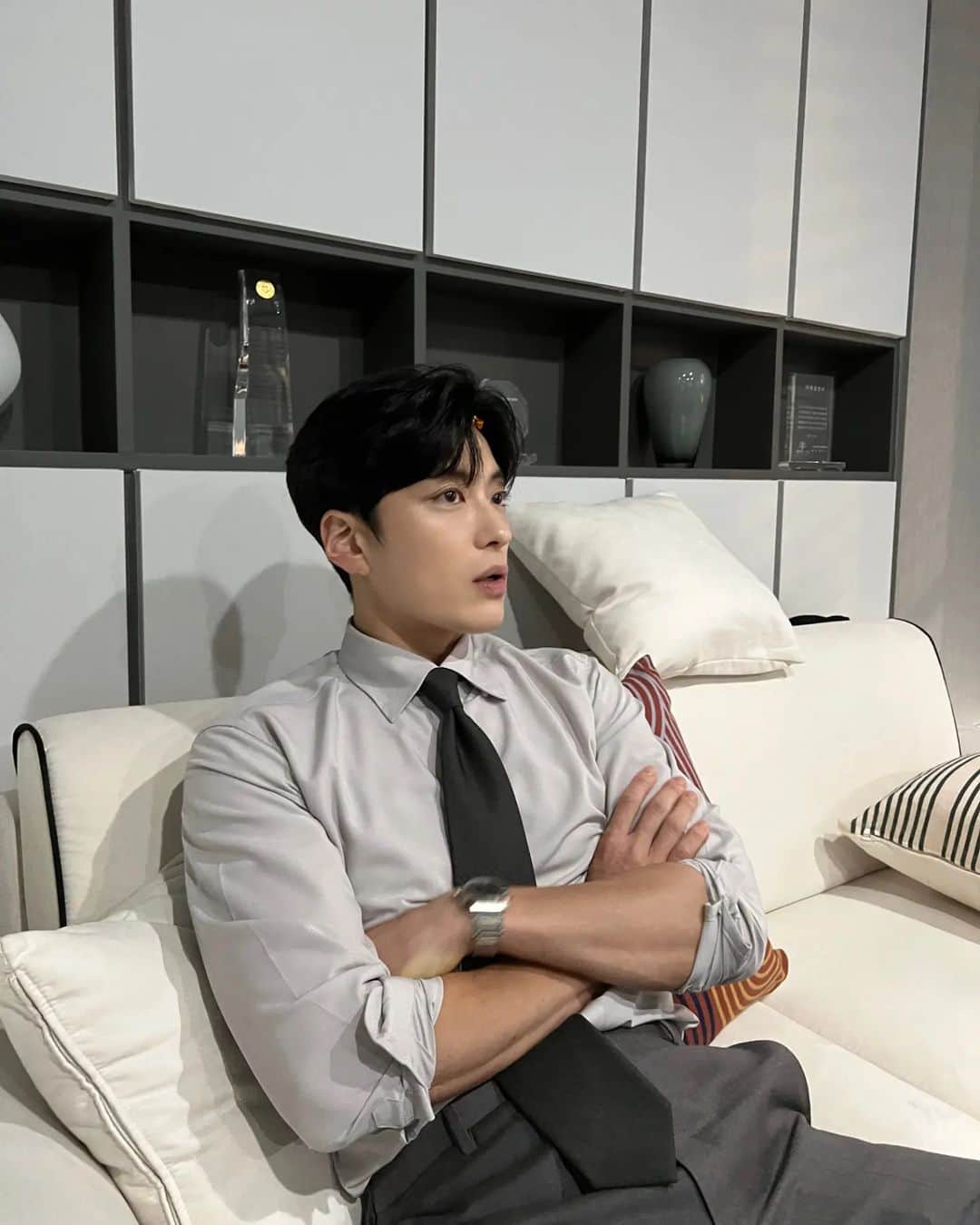 チャン・スンジョのインスタグラム：「#남이데이  #오늘밤9시  #많시부❤️  #과연오늘은🙏🏻」