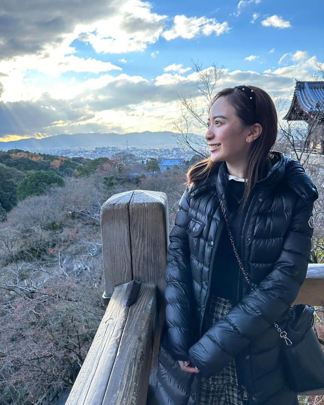 農海姫夏のインスタグラム：「京都行った時の⛩ #清水寺」