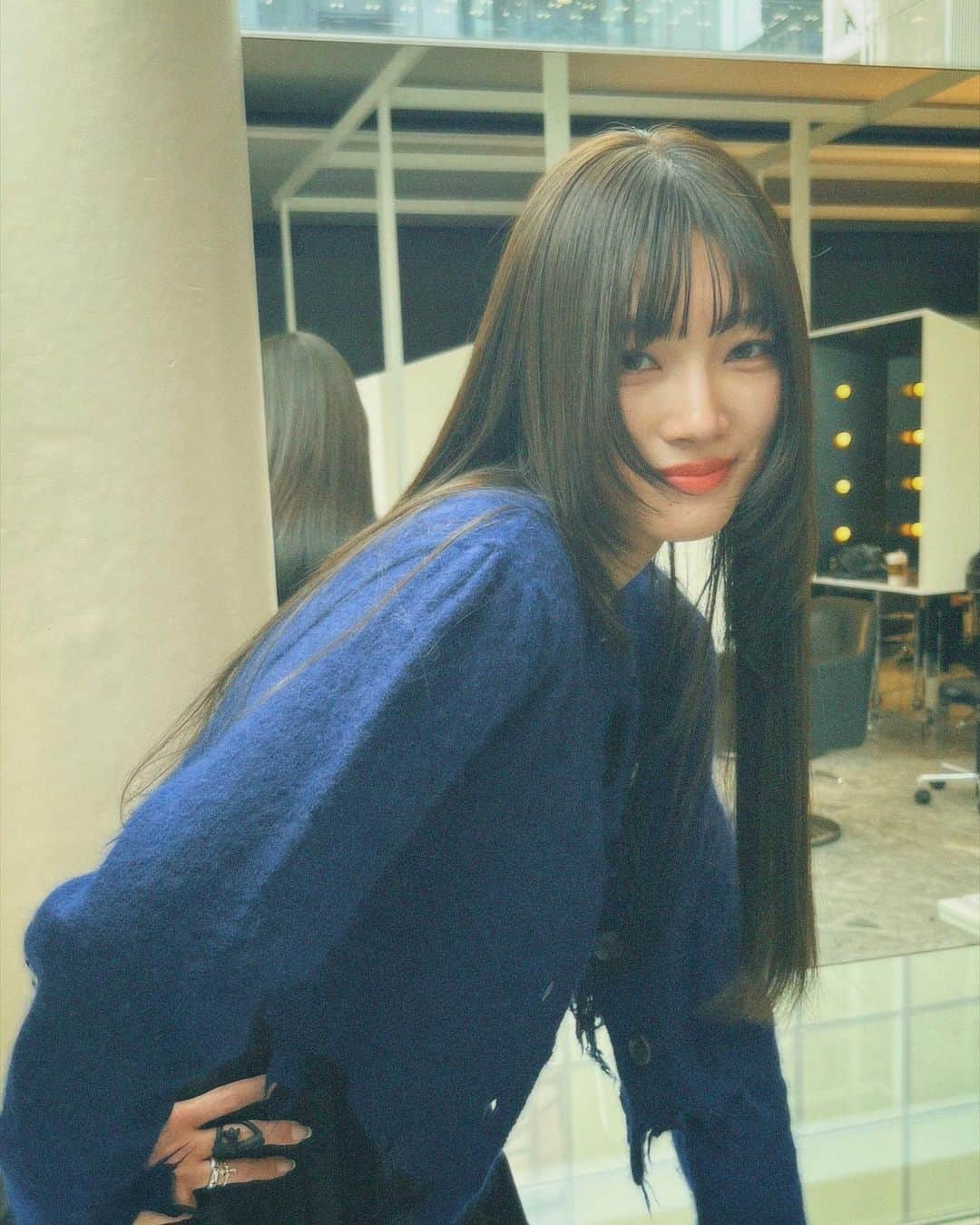 江田友莉亜さんのインスタグラム写真 - (江田友莉亜Instagram)「✂︎♡♥︎♡ @inomataakiko」2月1日 17時35分 - edayuri_official