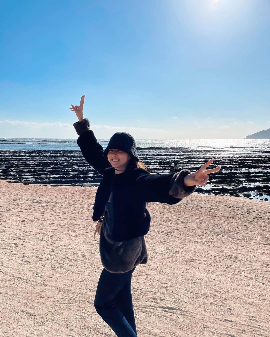 愛甲千笑美のインスタグラム：「🌴🌴🌴 ちからがすう〜って抜ける  #宮崎県 #地元」