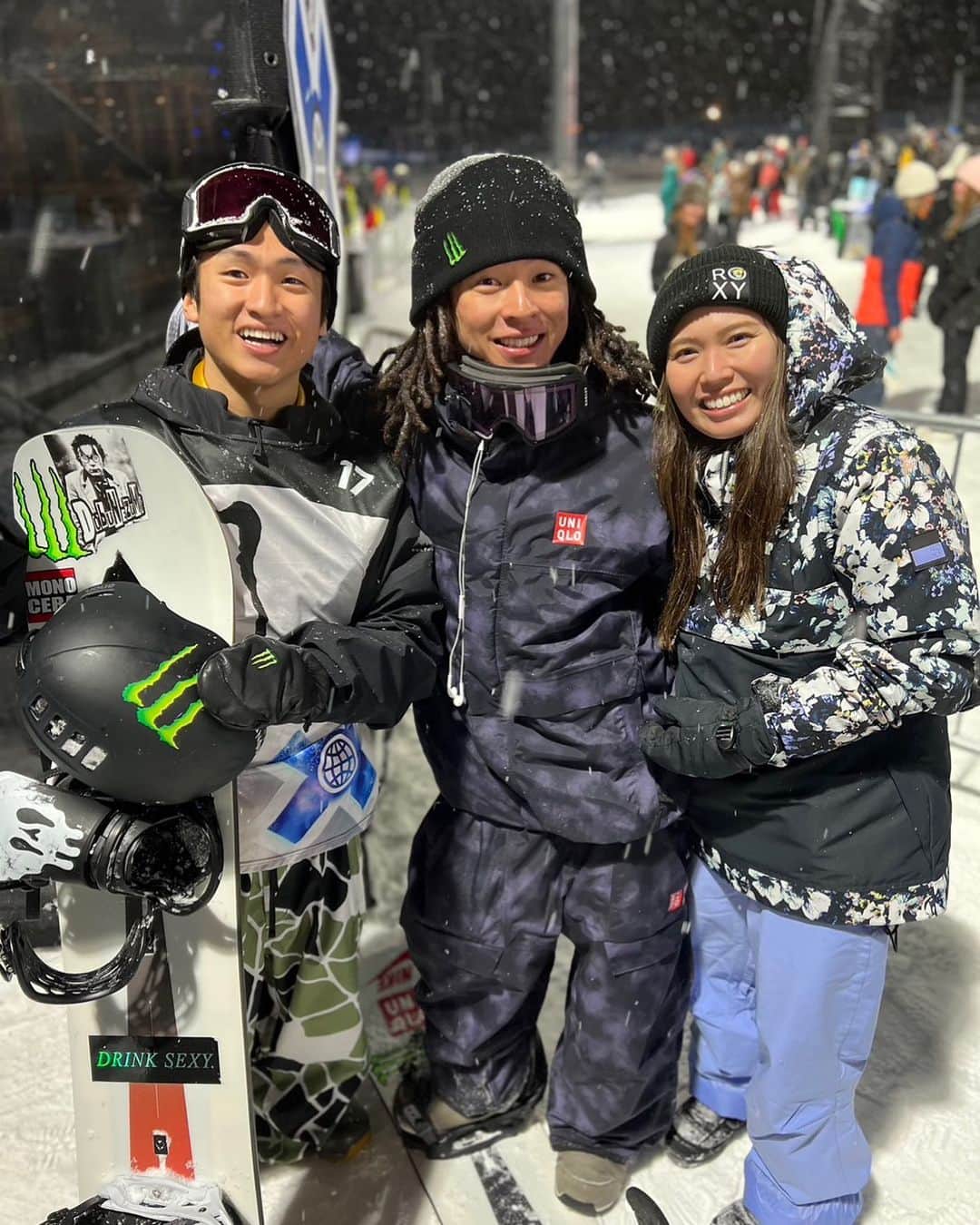 松本遥奈のインスタグラム：「Memory ① My beloved brothers!! @ayumuhirano1129 @4kaishu 💙 @xgames」