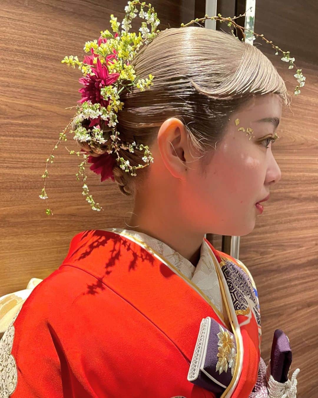 河野麻里さんのインスタグラム写真 - (河野麻里Instagram)「・ ・ 和装hair  #wedding #浜松市」2月1日 20時17分 - brillantmari
